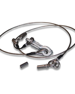 Emergency isolating link for tension rod cpl